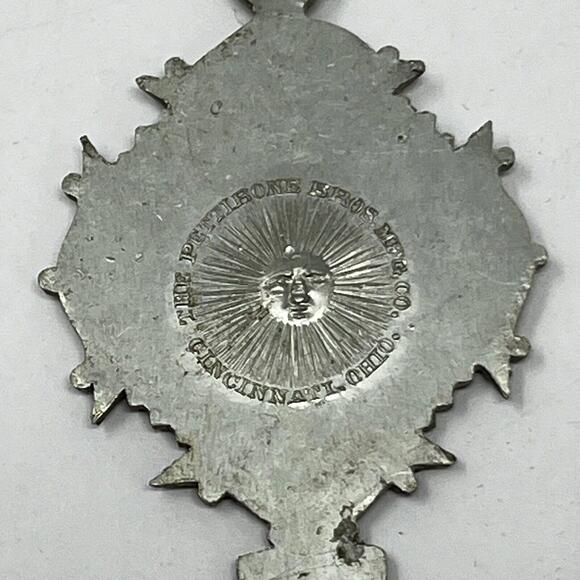 1895 Masonic Medallion Knights Templar KT Boston Bridgeport Hamilton CT Medal - Picture 6 of 7